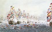 unknow artist Flottparad in Portsmouth the 23 Jun 1814 to remembrance of one besok of the presussiske king ochh the Russian emperor china oil painting reproduction